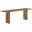 Amistad 58 Inch Wood Bench In Walnut