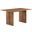 Amistad 60 Inch Wood Dining Table In Walnut