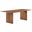 Amistad 86 Inch Wood Dining Table In Walnut