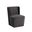 Amita Wheeled Dining Chair In Pebble