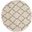 Amore Cream 3'11" x 3'11" Round Area Rug