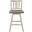 Amsonia Distressed Gray And White Slat Back Swivel Counter Height Chair Set of 2