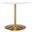 Amuse 40 Inch Dining Table In Gold White