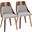 Anabelle Bent Wood Chair Set of 2 In Gray Walnut