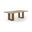 Ananda 84 Inch Marble Dining Table In Brown