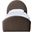 Andaz Chenille Fabric Upholstered Twin Trundle Bed In Brown