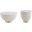 Anderson Ceramic Faux Marble Tabletop Occasional Table Set In Cream