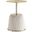 Anderson End Table In Cream and Gold
