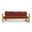 Ando Sofa In Canvas Henna and Teak