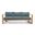 Ando Sofa In Cast Lagoon and Teak
