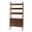 Andr Solid Wood Ladder Bookcase In Walnut