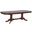 Andrews Chestnut Brown Trestle Extendable Dining Table