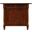 Andrews Drawers and Cabinet Drop Leaf Kitchen Island In Chestnut Brown