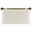 Anela Wall-Mounted Chenille Upholstered Twin Headboard In Cream and Walnut