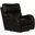 Angelo Italian Leather Match Power Recliner with Power Adjustable Headrest In Black