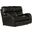 Angelo Italian Leather Match Power Reclining Loveseat with Power Adjustable Headrest In Black