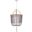 Angie 3-Light Grey Beaded Pendant