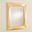 Angular Mirror In Gold Leaf