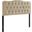 Annabel Beige Queen Upholstered Fabric Headboard MOD-5154-BEI