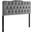 Annabel Gray Queen Diamond Tufted Performance Velvet Headboard MOD-6129-GRY