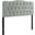 Annabel Gray Queen Upholstered Fabric Headboard