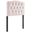 Annabel Pink Twin Diamond Tufted Performance Velvet Headboard