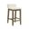Annikah Counter Height Bar Stool In Putty Brown and White