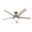 Anslee 52 Inch Ceiling Fan with LED Light Kit and Pull Chain In Matte Silver and Light Gray Oak