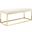 Anticipate Gold Ivory Fabric Bench