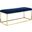 Anticipate Gold Navy Fabric Bench