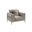 Antigua Chair In Taupe and Gold