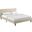 Anya Beige Full Fabric Bed
