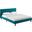 Anya Teal Full Fabric Bed