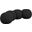 Apollo Boucle Fabric Bench In Black
