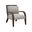 Featured Upholstery Apollo Chair In Gray