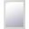 Aqua White Rectangle Mirror VM22736WH
