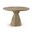 Aquino 43.5 Inch Concrete Indoor and Outdoor Dining Table In Beige