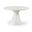 Aquino 43.5 Inch Concrete Indoor and Outdoor Dining Table In White