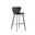 Arabella Barstool In Bravo Portabella and Polo Club Kohl Grey