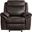 Aram Dark Brown Glider Reclining Chair