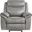 Aram Gray Glider Reclining Chair