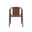 Aran Dining Armchair In Hazelnut