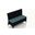 Arbor 3-Seater Dining Bench In Cast Lagoon and Coffee