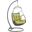 Arbor Peridot Outdoor Patio Wood Swing Chair