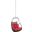 Arbor Red Outdoor Patio Swing Chair Without Stand EEI-2659-RED-SET