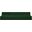 Arc Boucle Fabric 4 Seater Modular Sofa In Green