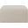 Arc Boucle Fabric Ottoman In Cream