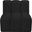 Arc Boucle Fabric Straight Chair In Black