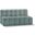 Arc Mint Vegan Leather 2 Seater Modular Sofa In Green