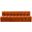 Arc 3 Seater Modular Sofa In Cognac Velvet